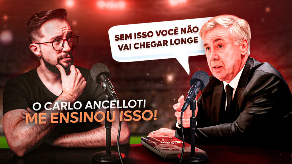 Leonardo Bonetto e Carlo Ancelotti conversando sobre resiliência